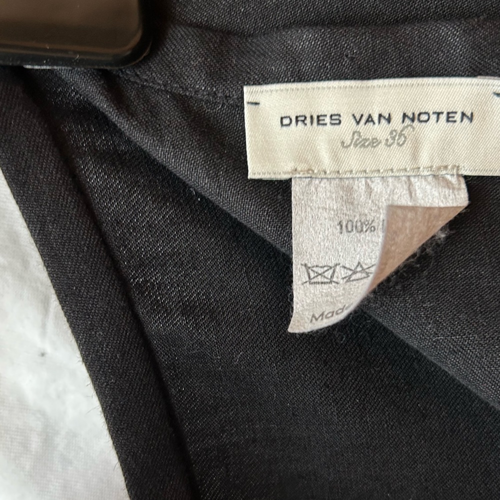 Dries Van Noten wool kilt skirt